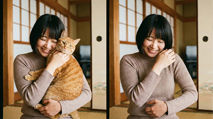 背景加工の例（加工前）